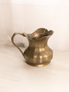 Medium Brass Handled Pitcher or Vase (Made in Italy)