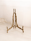 Medium Brass L Shaped Easel with Fancy Designs