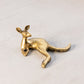 Medium Brass Laying Kangaroo Figurine