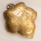 Medium Brass Leaf Trinket Dish Catchall