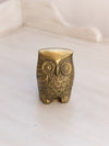 Medium Brass Owl Figurine