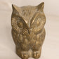 Medium Brass Owl Figurine with Pointed Ears