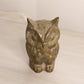 Medium Brass Owl Figurine with Pointed Ears