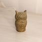 Medium Brass Owl Figurine with Pointed Ears