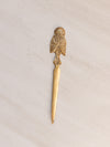 Medium Brass Owl Letter Opener