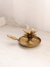 Medium Brass Pineapple Chamberstick Candeholder