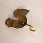 Medium Brass Rooster Wall Hook