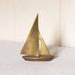 Medium Brass Sailboat Figurine