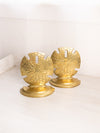 Medium Brass Sand Dollar Bookends
