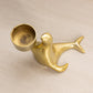 Medium Brass Seal Votive Candleholder