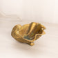 Medium Brass Shell Dish with 2 Shell Toes