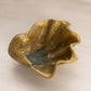 Medium Brass Shell Dish with 2 Shell Toes