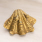 Medium Brass Shell Dish with 2 Shell Toes