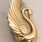 Medium Brass Swan Wall Vase