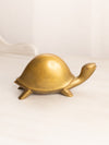 Medium Brass Turtle Figurine