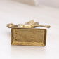 Medium Brass Unicorn Figurine with Rectangular Base