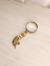 Medium Brass Unicorn Magnifying Glass