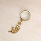 Medium Brass Unicorn Magnifying Glass