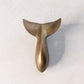 Medium Brass Whale Tail Door Knocker