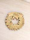 Medium Brass Wreath Trivet