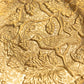 Medium Circular Brass Plate with Bird Designs