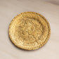 Medium Circular Brass Plate with Bird Designs