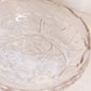 Medium Clear Glass Bowl with Floral and Leaf Designs