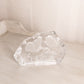 Vintage LE Smith Clear Glass Iceberg with Satin Butterfly Details
