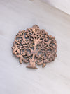 Medium Copper Bird on Tree Trivet
