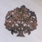 Medium Copper Bird on Tree Trivet