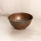 Small Copper and Silver Tone Metal Bowl with Fancy Designs