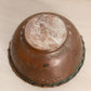 Small Copper and Silver Tone Metal Bowl with Fancy Designs