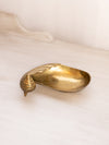 Medium Curved Brass Shell Dish