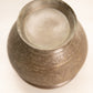 Medium Dark Gold Brass Footed Planter with Floral Designs