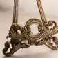 Medium Dark Gold Tone Brass or Bronze Easel with Ornate Designs