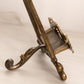 Medium Dark Gold Tone Brass or Bronze Easel with Ornate Designs