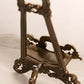 Medium Dark Gold Tone Brass or Bronze Easel with Ornate Designs