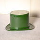 Medium Dark Green Ceramic Top Hat Planter