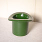 Medium Dark Green Ceramic Top Hat Planter