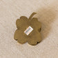 Medium Gold Tone Brass Dogwood Flower Clip