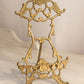 Medium Gold Tone Brass Easel with Ornate Designs