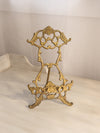Medium Gold Tone Brass Easel with Ornate Designs