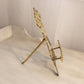 Medium Gold Tone Brass Easel with Ornate Designs