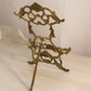 Medium Gold Tone Brass Easel with Ornate Designs