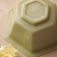 Vintage Hexagonal Jadeite Green Glass Bowl or Planter