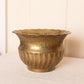 Medium Lightweight Brass Circular Planter