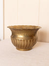 Medium Lightweight Brass Circular Planter