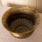 Medium Lightweight Brass Circular Planter
