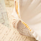 Medium Natural Shell White & Rust Trinket Dish