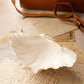 Medium Natural Shell White & Rust Trinket Dish